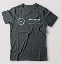 Load image into Gallery viewer, Mercedes AMG Petronas F1 T-Shirt for Men-S(38 Inches)-Steel grey-Ektarfa.online
