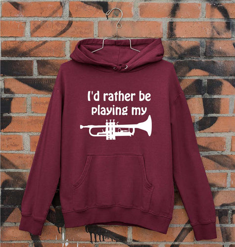 Trumpet Love Unisex Hoodie for Men/Women-Maroon-Ektarfa.online