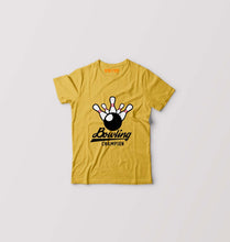 Load image into Gallery viewer, Bowling Champion Kids T-Shirt for Boy/Girl-Golden Yellow-Ektarfa.online
