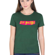 Load image into Gallery viewer, Sex Pistols T-Shirt for Women-Dark Green-Ektarfa.online
