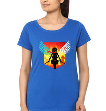 Load image into Gallery viewer, Attack on Titan T-Shirt for Women-Royal Blue-Ektarfa.online
