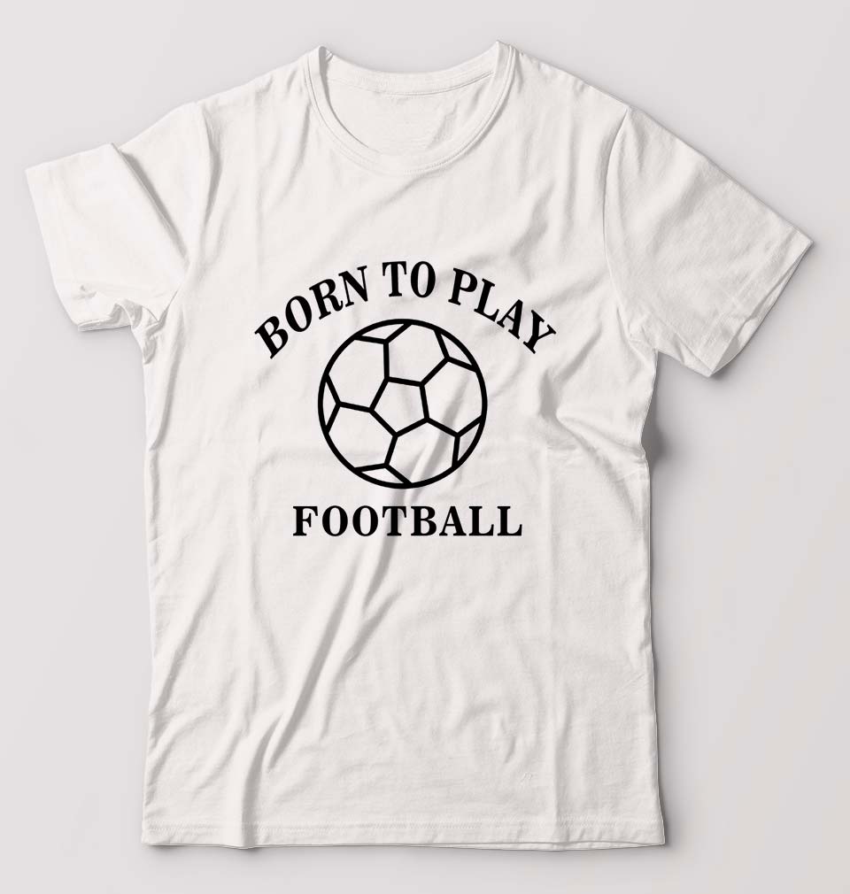 Play Football T-Shirt for Men-White-Ektarfa.online