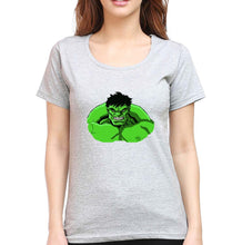 Load image into Gallery viewer, Hulk Superhero T-Shirt for Women-Grey Melange-Ektarfa.online

