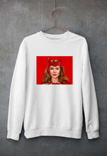 Load image into Gallery viewer, Scarlet Witch Wanda Unisex Sweatshirt for Men/Women-White-Ektarfa.online
