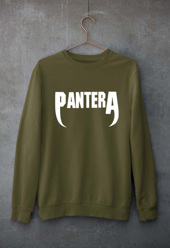 Pantera Unisex Sweatshirt for Men/Women-Olive Green-Ektarfa.online