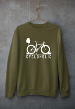 Load image into Gallery viewer, Cycloholic Unisex Sweatshirt for Men/Women-Olive Green-Ektarfa.online
