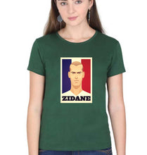 Load image into Gallery viewer, Zidane T-Shirt for Women-Dark Green-Ektarfa.online
