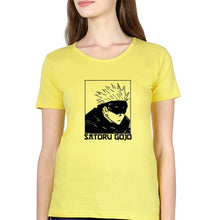 Load image into Gallery viewer, Gojo Satoru Anime T-Shirt for Women-Yellow-Ektarfa.online
