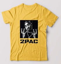 Load image into Gallery viewer, Tupac 2Pac T-Shirt for Men-Golden Yellow-Ektarfa.online

