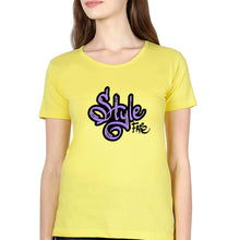 Load image into Gallery viewer, Graffiti T-Shirt for Women-Yellow-Ektarfa.online
