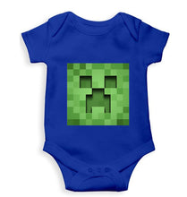 Load image into Gallery viewer, Minecraft Kids Romper For Baby Boy/Girl-0-5 Months(18 Inches)-Royal Blue-Ektarfa.online
