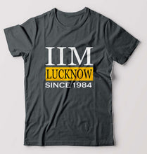 Load image into Gallery viewer, IIM Lucknow T-Shirt for Men-Steel grey-Ektarfa.online
