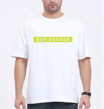 Load image into Gallery viewer, Day Trader Share Market Oversized T-Shirt for Men-White-Ektarfa.online
