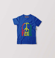 Load image into Gallery viewer, Bob Marley Peace Kids T-Shirt for Boy/Girl-Royal blue-Ektarfa.online
