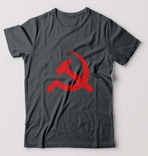 Load image into Gallery viewer, Communist party T-Shirt for Men-Steel Grey-Ektarfa.online
