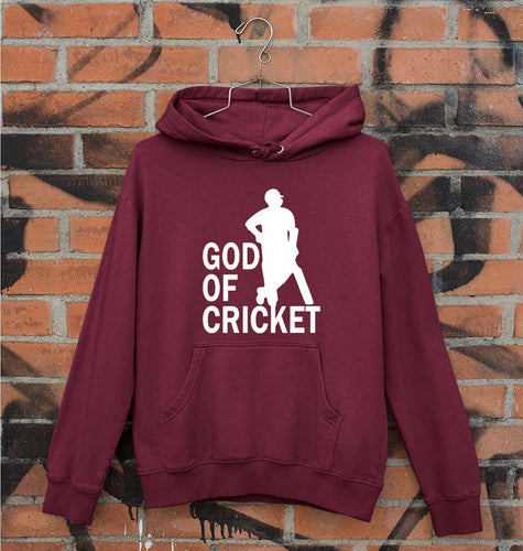 Sachin Tendulkar God Unisex Hoodie for Men/Women-Maroon-Ektarfa.online