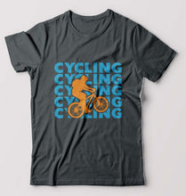 Load image into Gallery viewer, Cycling T-Shirt for Men-Steel grey-Ektarfa.online
