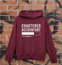 Load image into Gallery viewer, Chartered Accountants(CA) In Progress Unisex Hoodie for Men/Women-Maroon-Ektarfa.online

