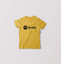 Load image into Gallery viewer, Spotify Kids T-Shirt for Boy/Girl-Golden Yellow-Ektarfa.online
