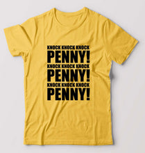 Load image into Gallery viewer, the big bang theory Penny T-Shirt for Men-Golden Yellow-Ektarfa.online

