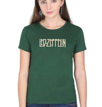 Load image into Gallery viewer, Led Zeppelin T-Shirt for Women-Dark Green-Ektarfa.online
