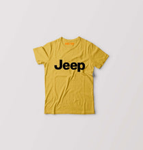 Load image into Gallery viewer, Jeep Kids T-Shirt for Boy/Girl-Golden Yellow-Ektarfa.online
