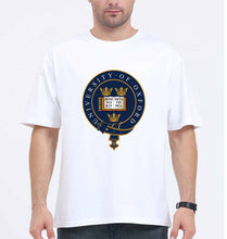 Load image into Gallery viewer, University of Oxford Oversized T-Shirt for Men-White-Ektarfa.online
