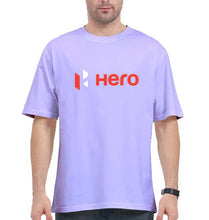 Load image into Gallery viewer, Hero MotoCorp Oversized T-Shirt for Men-Lavender-Ektarfa.online
