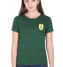 Load image into Gallery viewer, Uruguay Football T-Shirt for Women-Dark Green-Ektarfa.online
