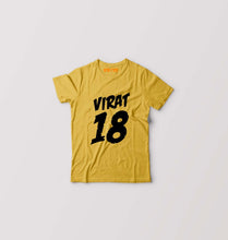Load image into Gallery viewer, Virat Kohli Kids T-Shirt for Boy/Girl-Golden Yellow-Ektarfa.online
