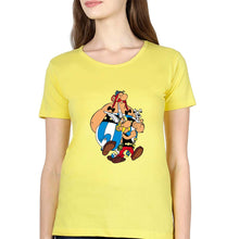 Load image into Gallery viewer, Asterix T-Shirt for Women-Yellow-Ektarfa.online
