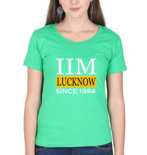 Load image into Gallery viewer, IIM Lucknow T-Shirt for Women-flag green-Ektarfa.online
