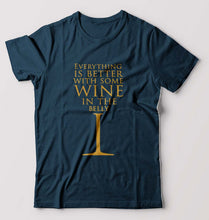 Load image into Gallery viewer, GOT Game Of Thrones Wine In The Belly T-Shirt for Men-Petrol Blue-Ektarfa.online
