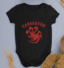 Load image into Gallery viewer, House Targaryen (GOT) Kids Romper For Baby Boy/Girl-0-5 Months(18 Inches)-Black-Ektarfa.online
