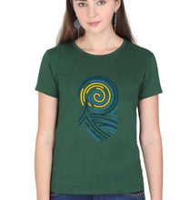 Load image into Gallery viewer, Vincent van Gogh T-Shirt for Women-Dark Green-Ektarfa.online
