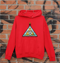 Load image into Gallery viewer, Psychedelic Triangle eye Unisex Hoodie for Men/Women-Red-Ektarfa.online

