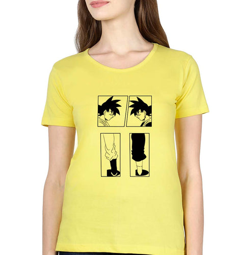 Goku T-Shirt for Women-Yellow-Ektarfa.online