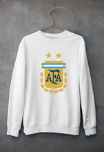 Load image into Gallery viewer, Argentina Football Unisex Sweatshirt for Men/Women-S(40 Inches)-White-Ektarfa.online
