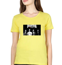 Load image into Gallery viewer, Pantera T-Shirt for Women-Yellow-Ektarfa.online
