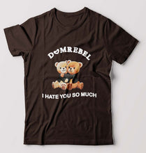 Load image into Gallery viewer, Domrebel Bear T-Shirt for Men-Coffee Brown-Ektarfa.online
