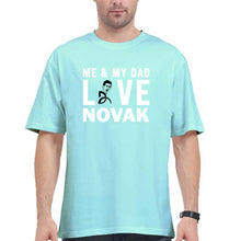 Load image into Gallery viewer, Love Novak Djokovic Tennis Oversized T-Shirt for Men-Mint-Ektarfa.online

