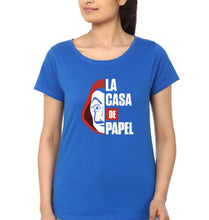 Load image into Gallery viewer, Money Heist T-Shirt for Women-Royal Blue-Ektarfa.online
