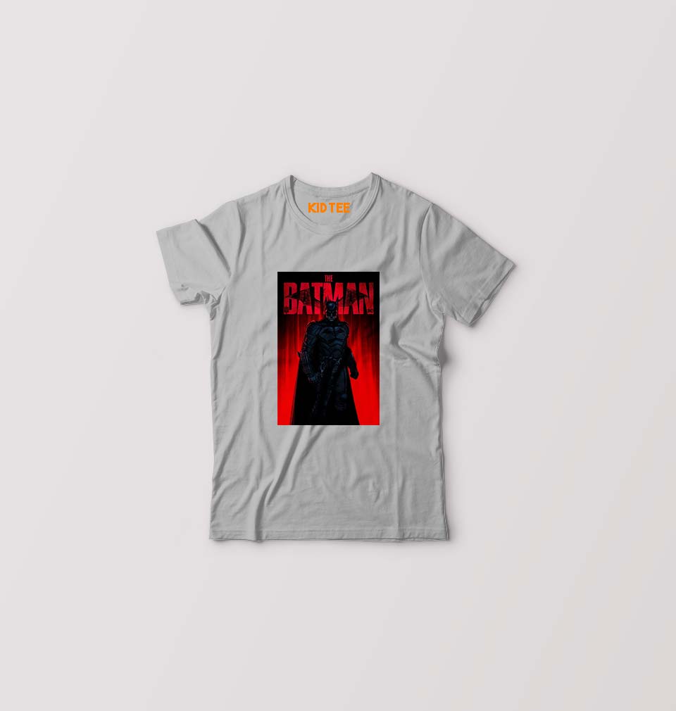 Batman Superhero Kids T-Shirt for Boy/Girl-Grey-Ektarfa.online