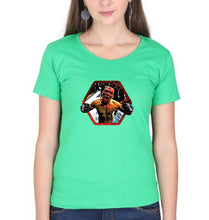 Load image into Gallery viewer, Nate Diaz UFC T-Shirt for Women-flag green-Ektarfa.online
