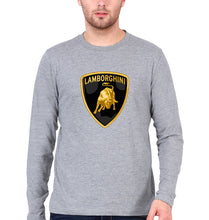Load image into Gallery viewer, Lamborghini Full Sleeves T-Shirt for Men-Grey Melange-Ektarfa.online
