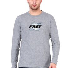 Load image into Gallery viewer, Fast X Full Sleeves T-Shirt for Men-Grey Melange-Ektarfa.online
