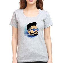 Load image into Gallery viewer, Virat Kohli T-Shirt for Women-Grey Melange-Ektarfa.online
