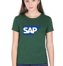 Load image into Gallery viewer, SAP T-Shirt for Women-Dark Green-Ektarfa.online
