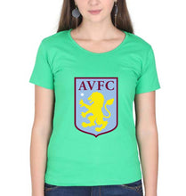 Load image into Gallery viewer, Aston Villa T-Shirt for Women-flag green-Ektarfa.online
