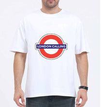 Load image into Gallery viewer, London Calling Oversized T-Shirt for Men-White-Ektarfa.online
